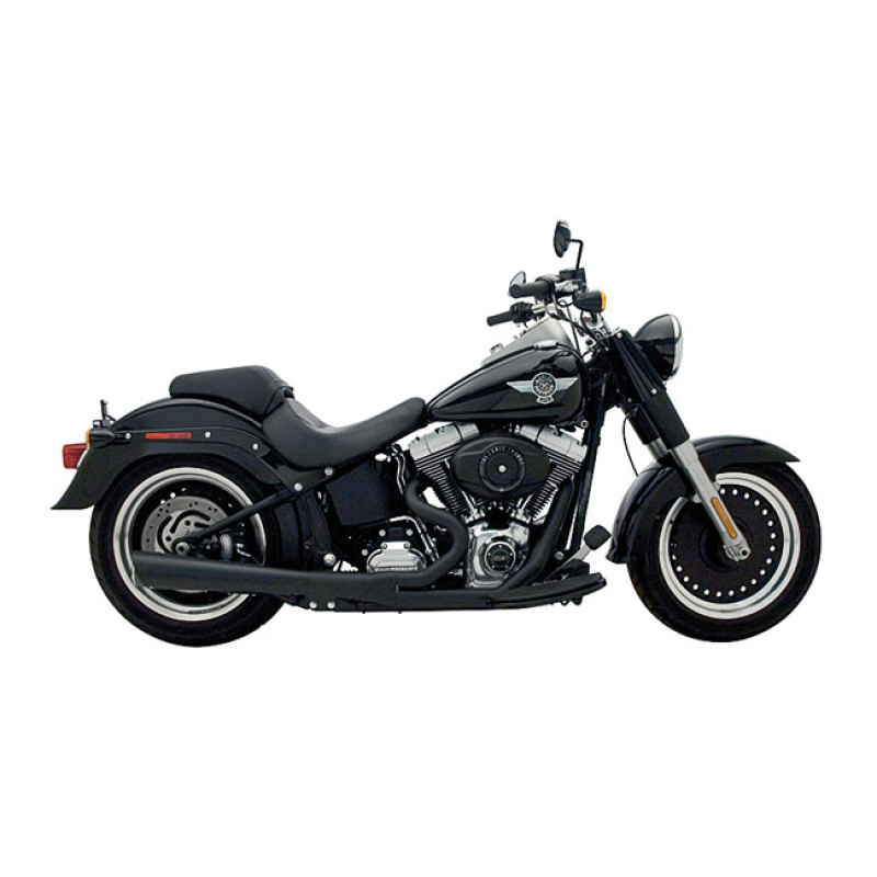 SUPERTRAPP, 2-1 SUPERMEG EXHAUST SYSTEM. BLACK 526525