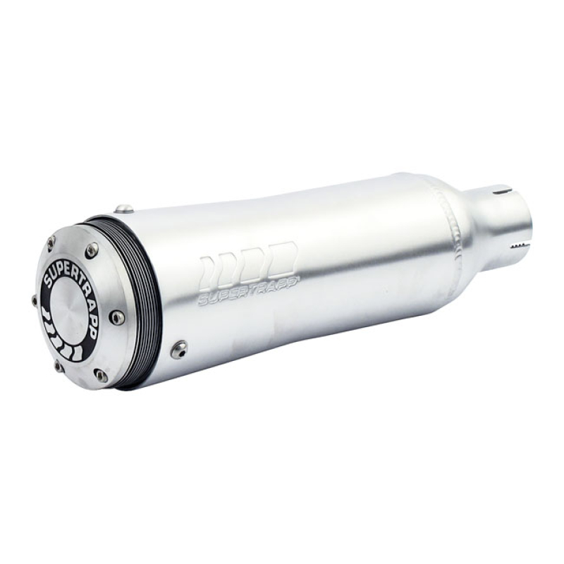 SUPERTRAPP, INTERNAL DISC 4&quot; ALU RACING SLIP-ON MUFFLER 526558