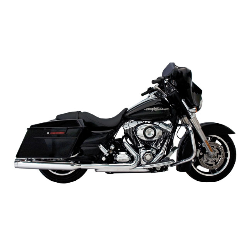 KERKER, STOUT 4&quot; SLIP-ON MUFFLER SET. CHROME 526639