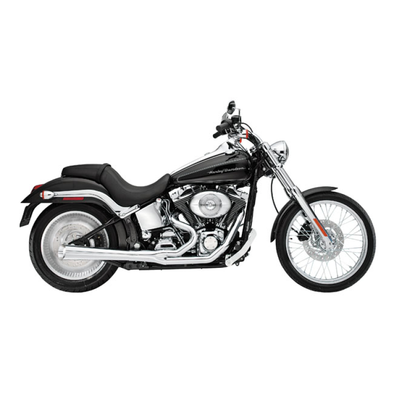 KERKER, 2-1 SUPERMEG EXHAUST. CHROME 526657