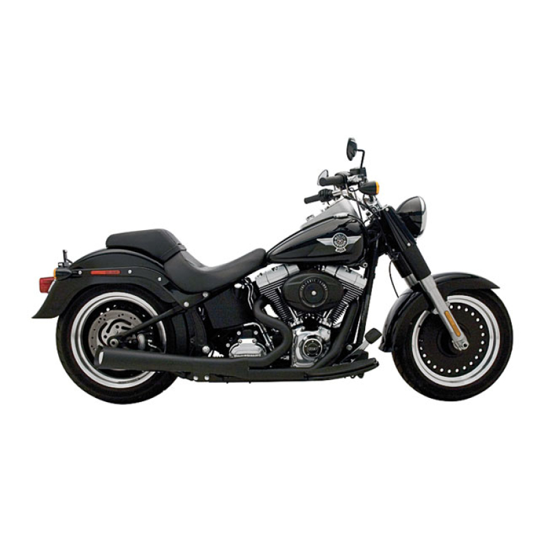 KERKER, 2-1 SUPERMEG EXHAUST. BLACK 526663