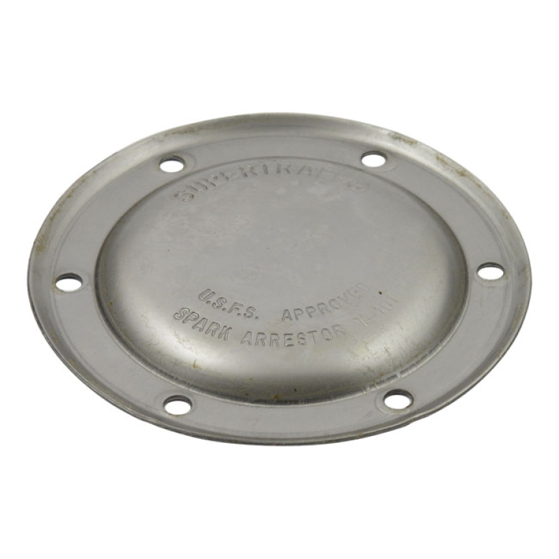 SUPERTRAPP, CLOSED 5&quot; END CAP. NON-POLISHED 526809