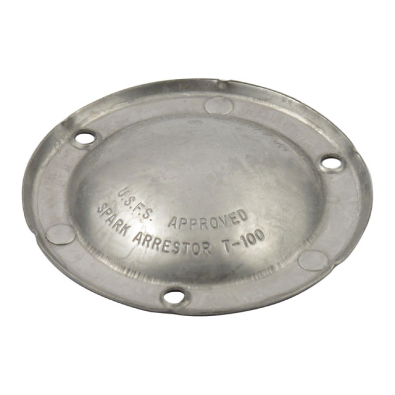 SUPERTRAPP, CLOSED 3&quot; END CAP. NON-POLISHED 526834