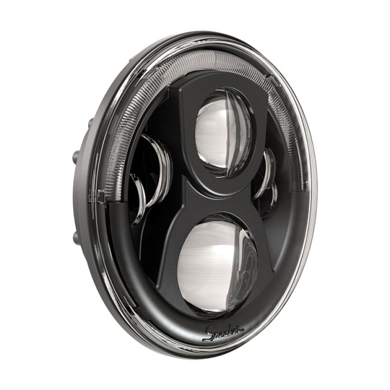 SPEAKER, LED HEADLAMP UNIT 8700. 7&quot;, BLACK. LSD 530408