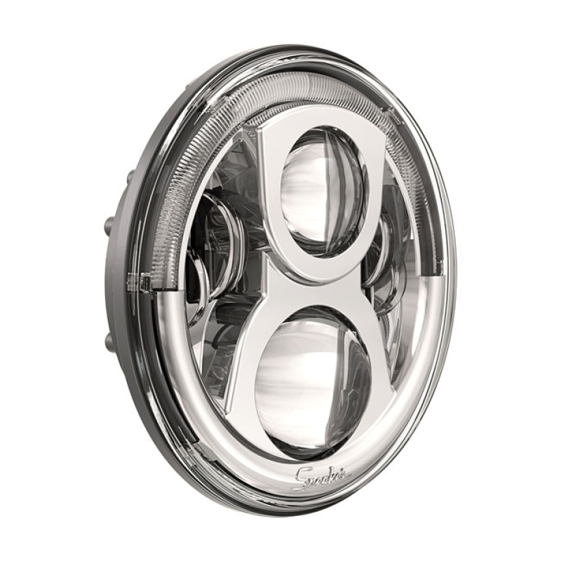 SPEAKER, LED HEADLAMP UNIT 8700. 7&quot;, CHROME. LSD 530409
