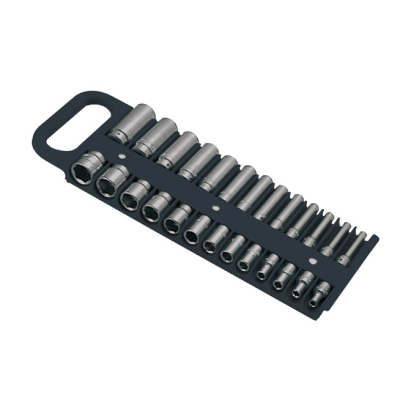 LISLE, 1/4&quot; MAGNETIC SOCKET HOLDER, BLACK BLACK. STRONG ABS PLASTIC. C 530819