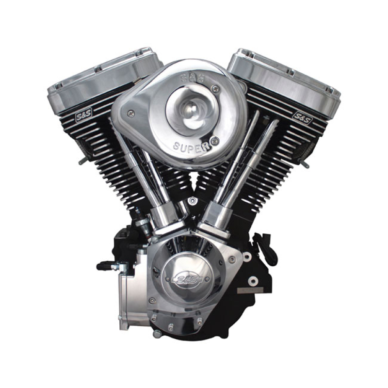 S&S, 124&quot; SSW+ ENGINE ASSEMBLY. BLACK 531510
