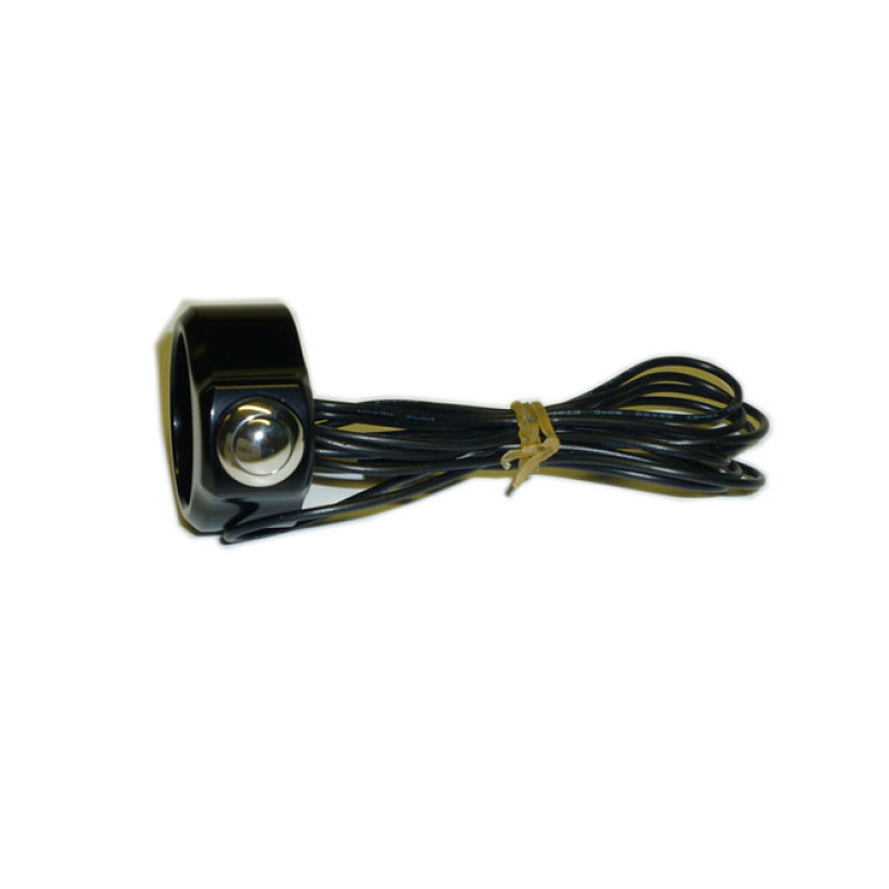 K-TECH, SWITCH HOUSING EVOLUTION LINE SINGLE BUTTON. BLACK BILLET ALUM 532205