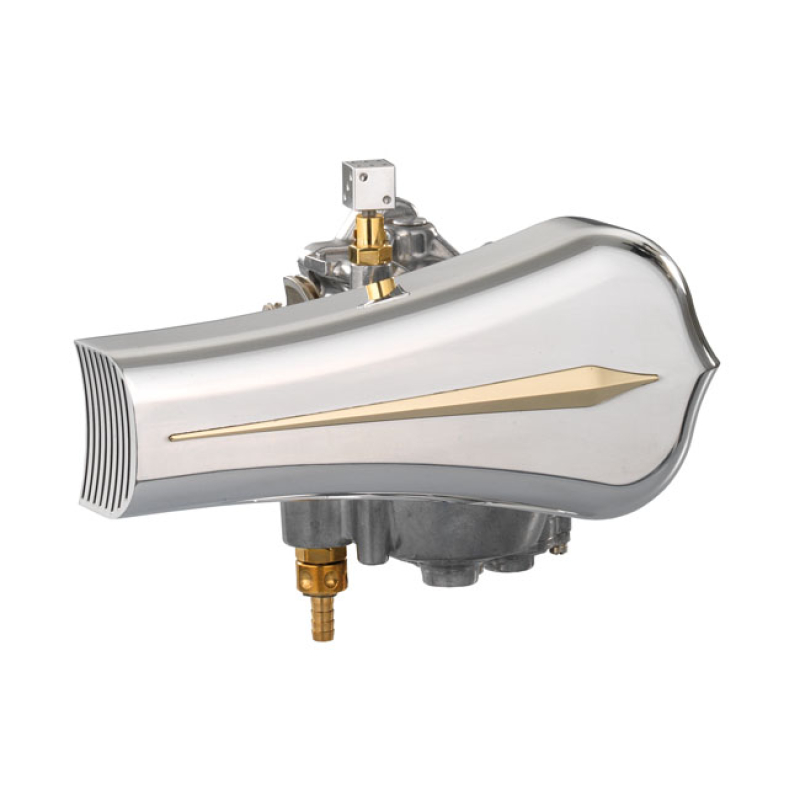 KUSTOM TECH, NOSTALGIA AIR INTAKE. S&S CARB POLISHED ALUMINUM HOUSING 532262