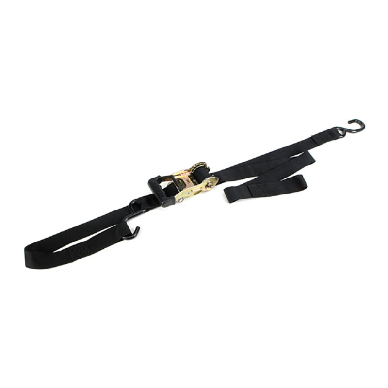 ANCRA, BIG BIKE GRR RATCHET TIE-DOWNS BLACK. 66&quot; (167CM). INTEGRA SOFT 532509