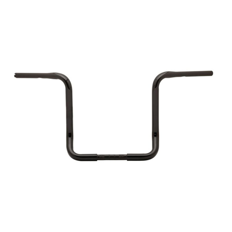 BURLY 15&quot; BAGGER 1-1/4&quot; HANDLEBAR BLACK POWDER COATED; STEEL; DIMPLED 533065
