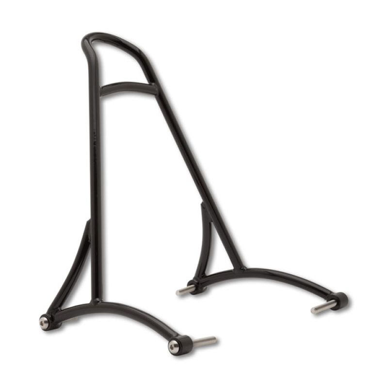 BURLY, SISSY BAR. 13&quot; BLACK, NO BACKREST PAD BLACK POWDER COATED. WITH 533085