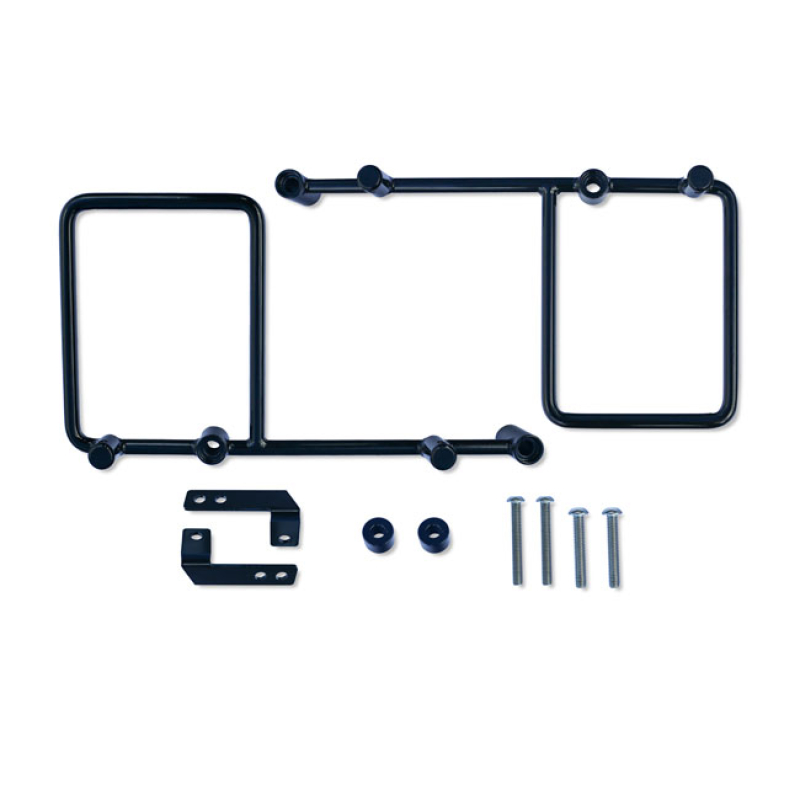 BURLY, VOYAGER BRACKET KIT FOR SPORTSTER. BLACK 533095