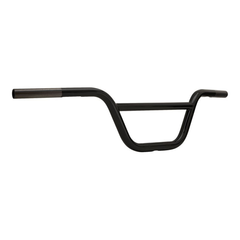 BURLY, 1&quot; SCRAMBLER HANDLEBAR. BLACK BLACK POWDER COATED FINISH. DESIG 533337