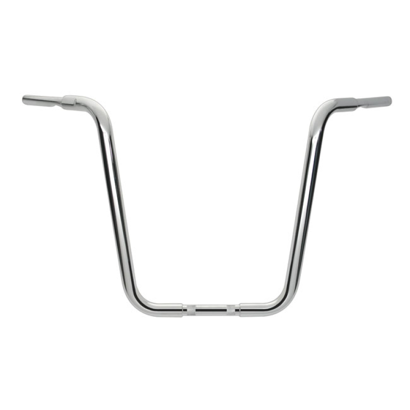 WILD1, 1-1/4&quot; PSYCO CHUBBY APEHANGERS. CHROME, 18&quot; RISE CHROME; STEEL; 534025