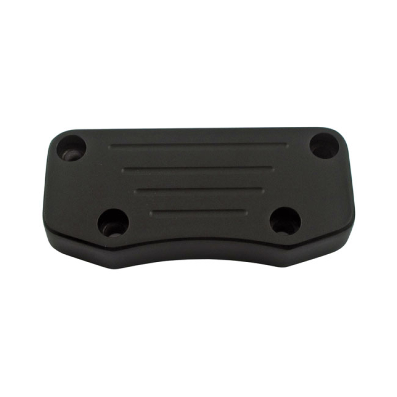 WILD1 BILLET TOP CLAMP BLACK BALL MILLED, BILLET ALUMINUM WITH EXPOSED 534113