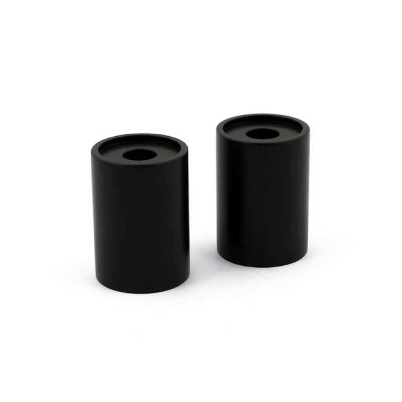 WILD1, RISER EXTENSIONS. 2&quot; TALL. BLACK USED TO EXTEND RISERS WITH 2&quot; 534151