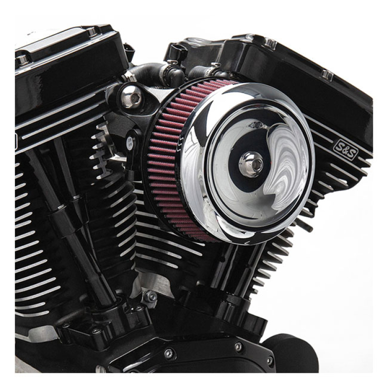 S&S STEALTH, DISHED BOBBER TEARDROP AIR CLEANER KIT 536095