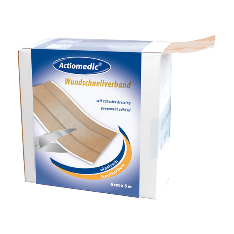 GM ACTIOMEDIC ELASTIC ADHESIVE DRESSING ELASTIC WOVEN TEXTILE. 6CM WID 536516