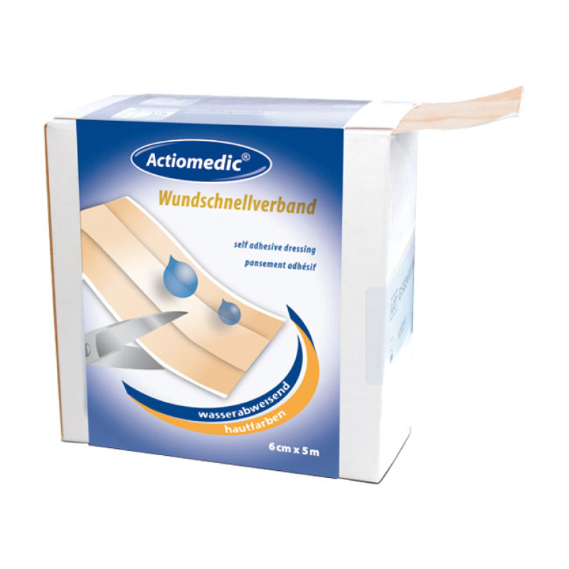 GM ACTIOMEDIC AQUATIC ADHESIVE DRESSING WATERPROOF PE-FOIL. 6CM WIDE O 536518