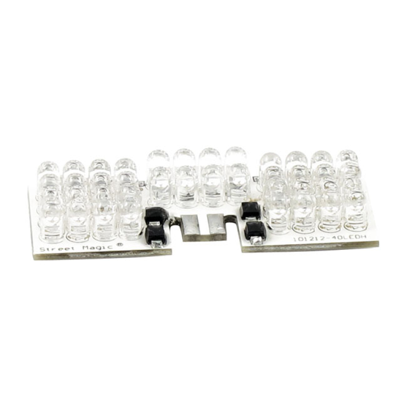 CUSTOM DYNAMICS, GENESIS FENDER TIP INSERT. WITH RED LEDS WITH 40 WIDE 536564