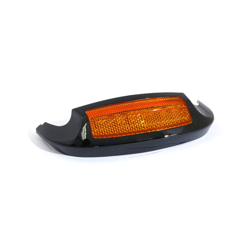 CUSTOM DYNAMICS FRONT FENDER TIP WITH LIGHT BLACK FITS STOCK FRONT FEN 536920