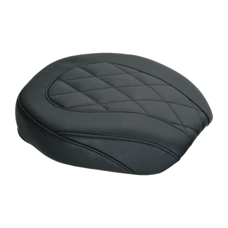 MUSTANG, WIDE TRIPPER PASSENGER SEAT BLACK. 10.5&quot; WIDE. DIAMOND STYLE 537031
