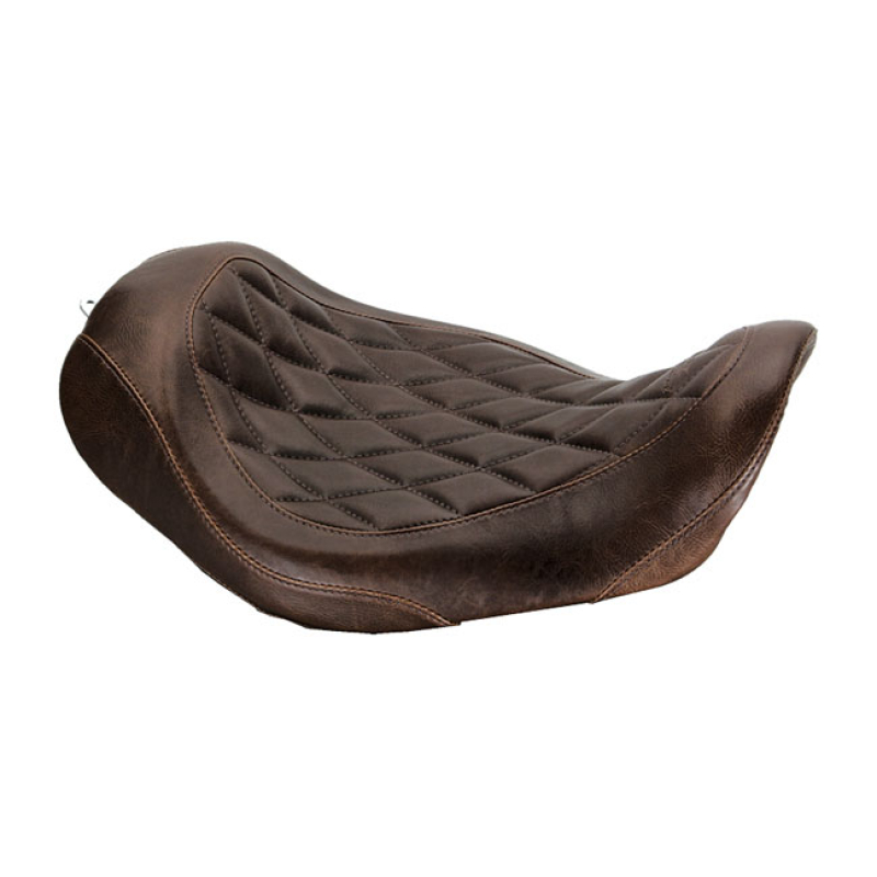 MUSTANG, WIDE TRIPPER SOLO SEAT DISTRESSED BROWN. 13&quot; WIDE. DIAMOND ST 537032