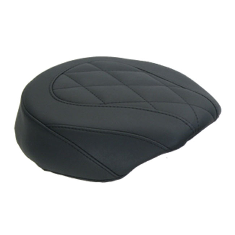 MUSTANG, WIDE TRIPPER PASSENGER SEAT BLACK. 8.5&quot; WIDE. DIAMOND STYLE S 537047