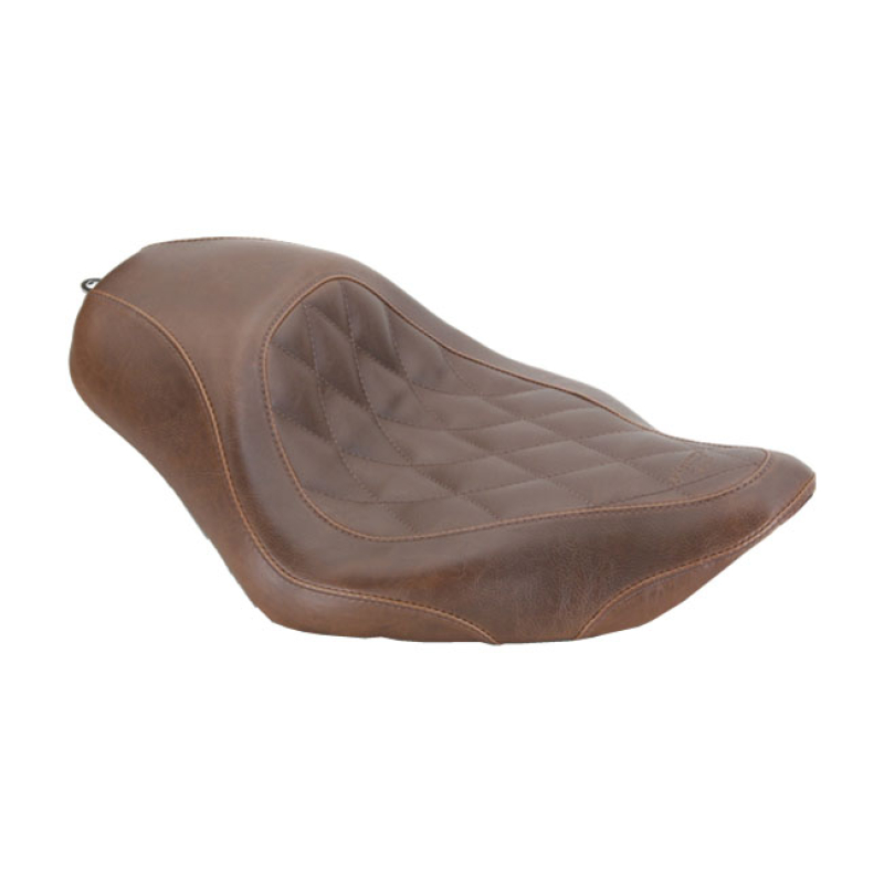 MUSTANG, WIDE TRIPPER SOLO SEAT DISTRESSED BROWN. 12&quot; WIDE. DIAMOND ST 537048