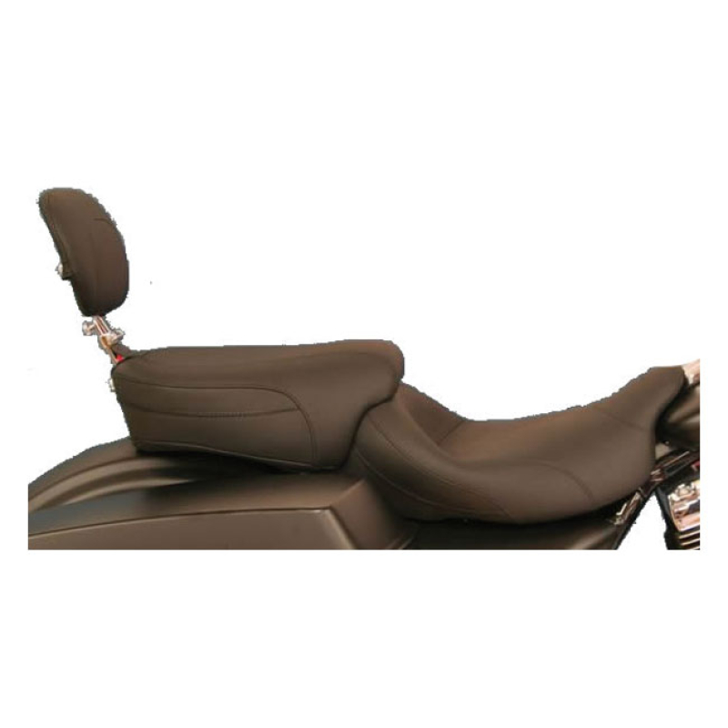 MUSTANG, PASSENGER SEAT. WITH PASSENGER BACKREST BLACK. 13.5&quot; WIDE. ST 537069