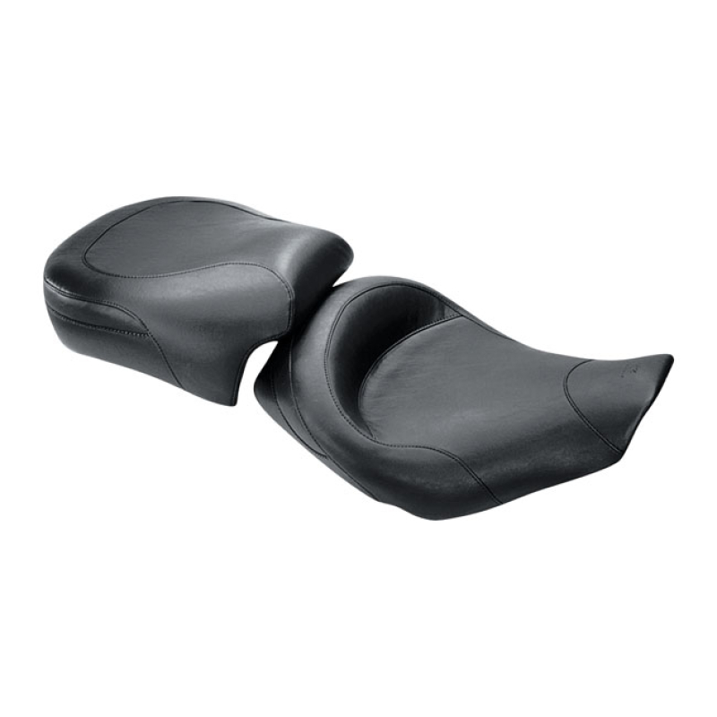 MUSTANG, STANDARD TOURING SOLO SEAT BLACK. 15&quot; WIDE. STANDARD STYLE ST 537090