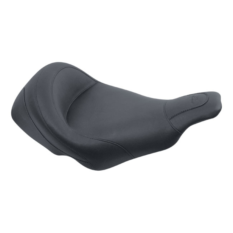 MUSTANG, STANDARD TOURING SOLO SEAT BLACK. 15&quot; WIDE. STANDARD STYLE ST 537102