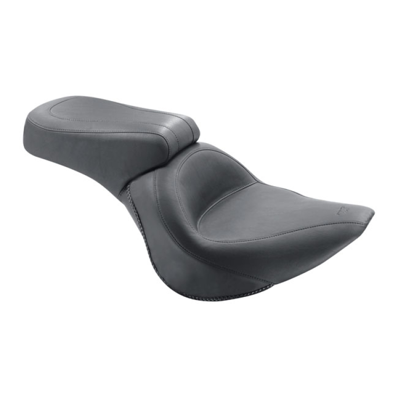 MUSTANG, STANDARD TOURING SEAT BLACK. FRONT 14&quot; WIDE, REAR 8&quot; WIDE. ST 537134