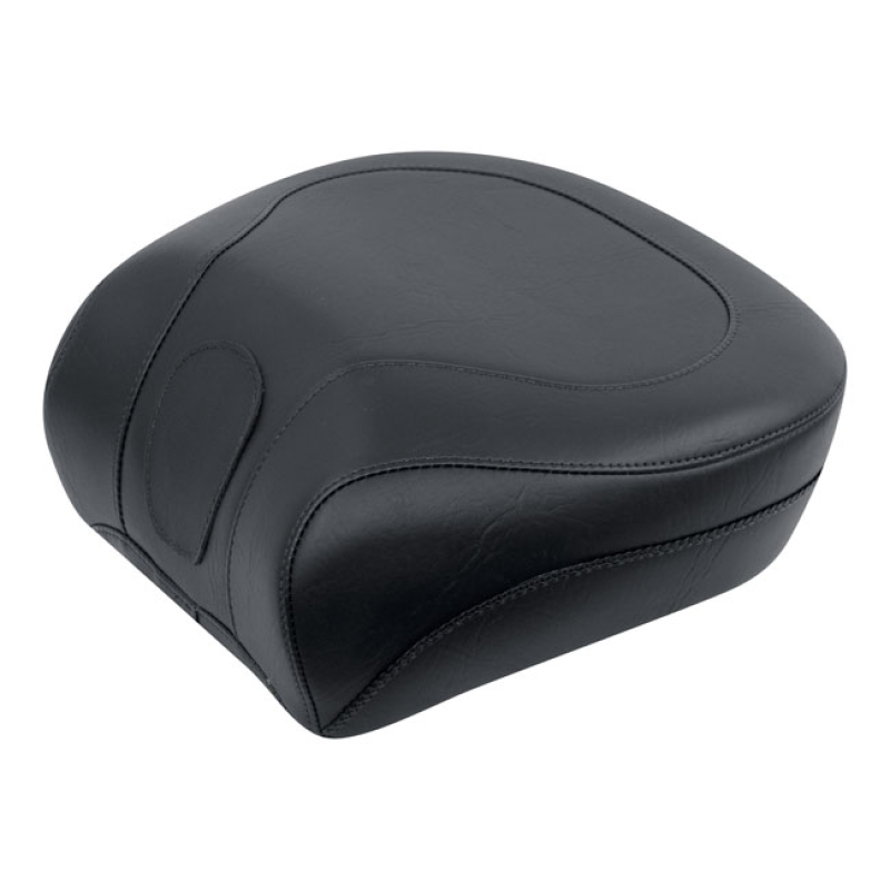 MUSTANG, WIDE TOURING PASSENGER SEAT. WITH RECESS PLAIN BLACK. 14&quot; WID 537163