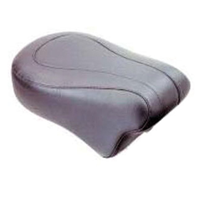 MUSTANG, STANDARD TOURING PASSENGER SEAT PLAIN BLACK. 9&quot; WIDE.   NOTE 537200