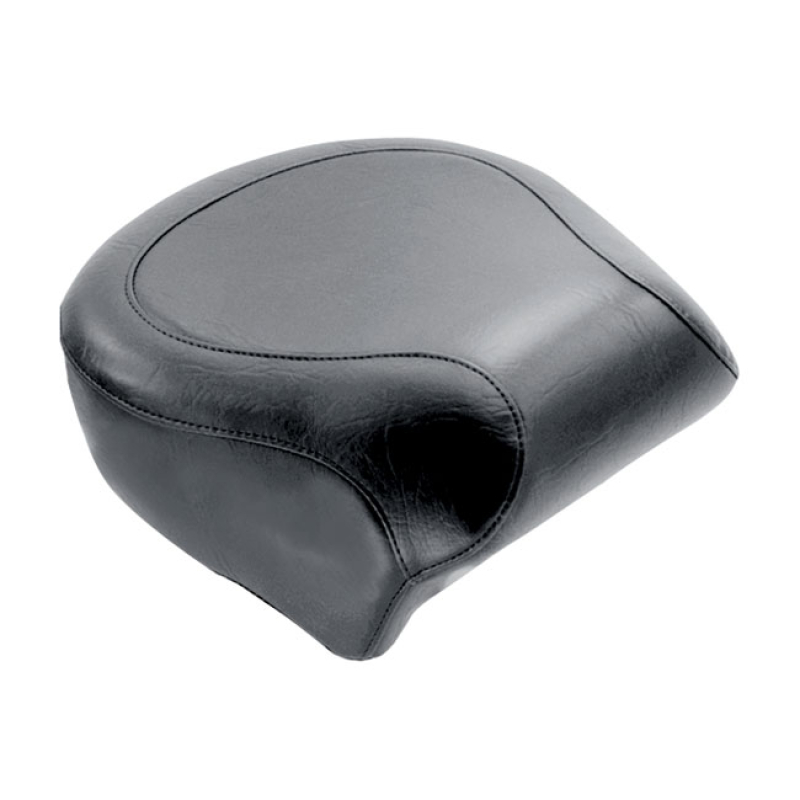 MUSTANG, WIDE TOURING PASSENGER SEAT PLAIN BLACK. 12&quot; WIDE.   NOTE 1: 537209