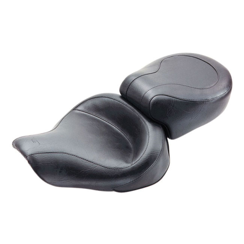 MUSTANG, WIDE TOURING SEAT BLACK. FRONT WIDTH 15&quot;, REAR WIDTH 12&quot;. STA 537216