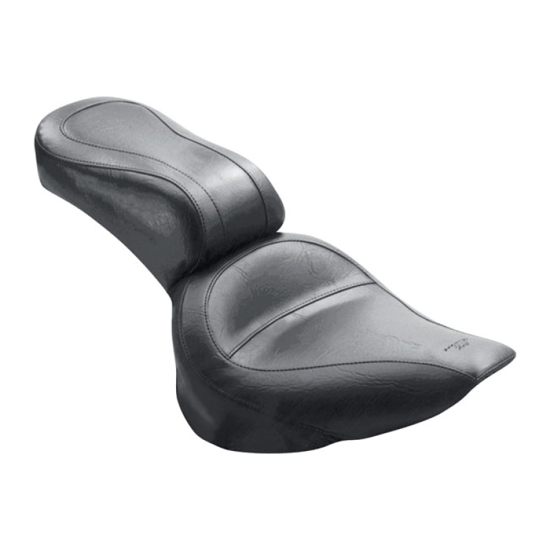 MUSTANG, STANDARD TOURING SEAT BLACK. FRONT 14&quot; WIDE, REAR 8&quot; WIDE. ST 537240