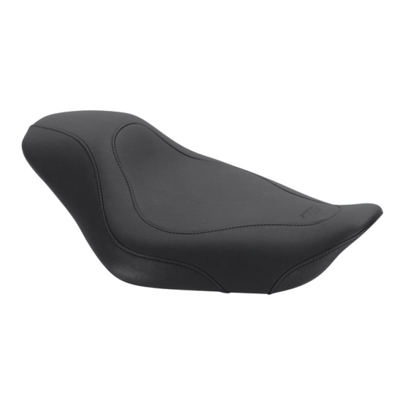 MUSTANG, LOW TRIPPER SOLO SEAT BLACK. 11&quot; WIDE. STANDARD STYLE STITCH. 537274