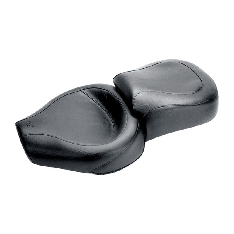 MUSTANG, WIDE TOURING SEAT BLACK. FRONT 15&quot; WIDE, REAR 12&quot; WIDE. STAND 537297