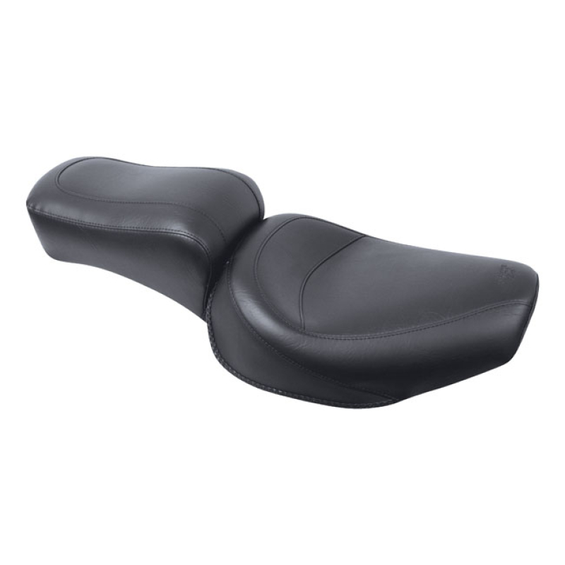 MUSTANG, STANDARD TOURING SEAT BLACK. FRONT 12&quot; WIDE, REAR 7.5&quot; WIDE. 537311