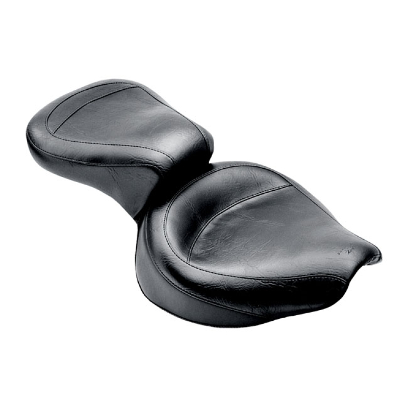 MUSTANG, WIDE TOURING SEAT BLACK. FRONT 16&quot; WIDE, REAR 12&quot; WIDE. STAND 537313