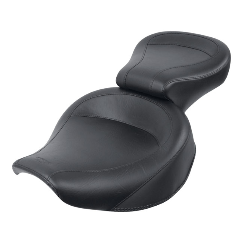 MUSTANG, WIDE TOURING SEAT BLACK. FRONT 16&quot; WIDE, REAR 12&quot; WIDE. STAND 537320