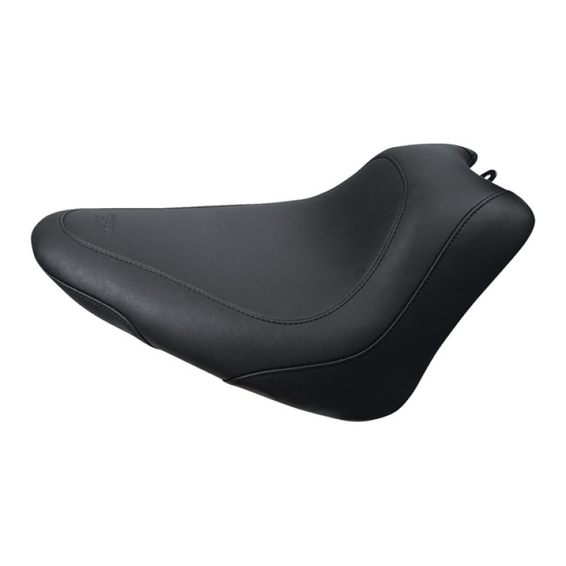 MUSTANG, WIDE TRIPPER SOLO SEAT BLACK. 13&quot; WIDE. STANDARD STYLE STITCH 537427