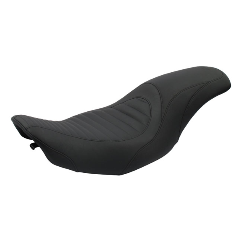 MUSTANG, TRIPPER FASTBACK 2-UP ONE-PIECE SEAT BLACK. FRONT 12&quot; WIDE & 537456