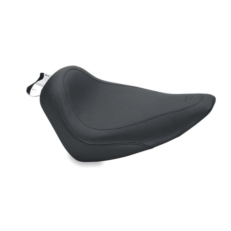 MUSTANG, WIDE TRIPPER SOLO SEAT BLACK. 14&quot; WIDE. OEM STYLE STITCH.   N 537468