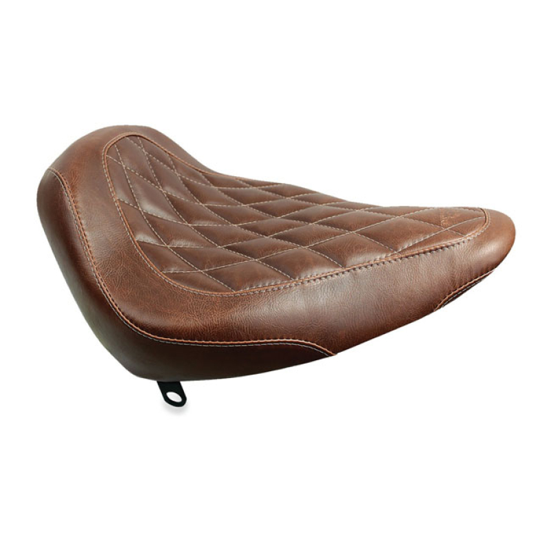 MUSTANG, WIDE TRIPPER SOLO SEAT DISTRESSED BROWN. 14&quot; WIDE. DIAMOND ST 537489