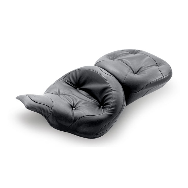 MUSTANG, REGAL WIDE TOURING SEAT BLACK. FRONT WIDTH 18&quot;, REAR WIDTH 15 537535
