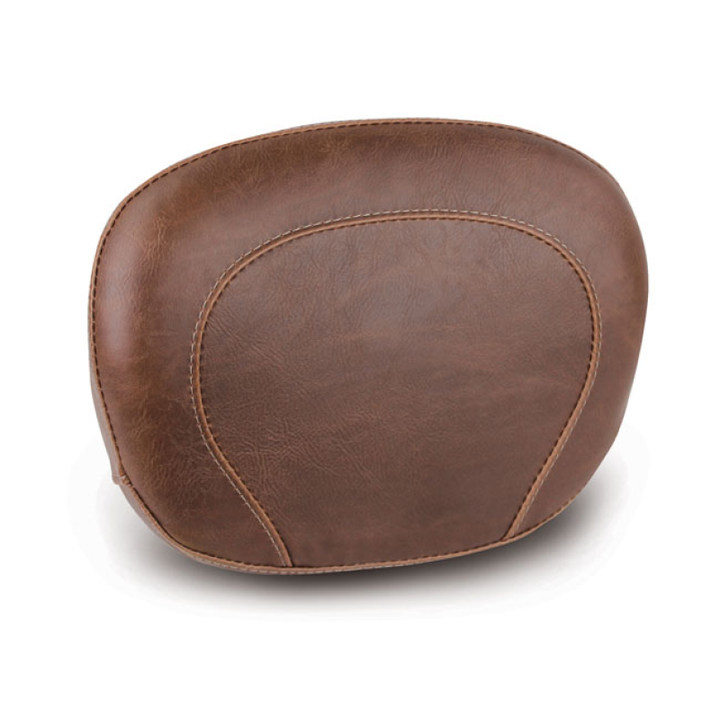 MUSTANG, SISSY BAR BACK PAD. BROWN DISTRESSED BROWN, SMOOTH. 12&quot; (30.5 537585